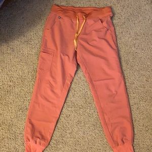 Figs coral Zamora joggers